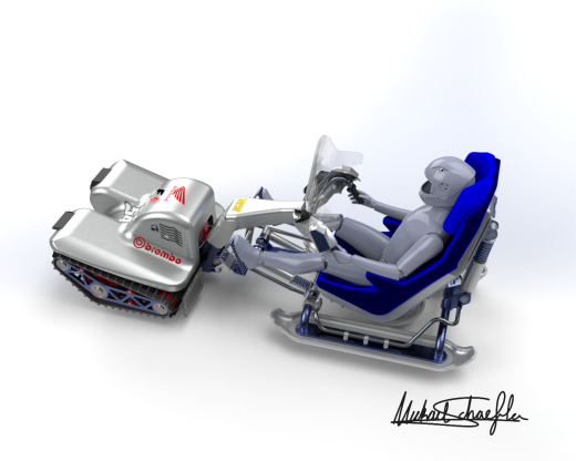 雪地漂移履带车缩略图